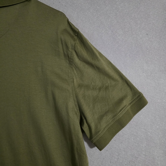 Untuckit Mens Green Damaschino Polo Wrinkle Free Size XL - Picture 8 of 9
